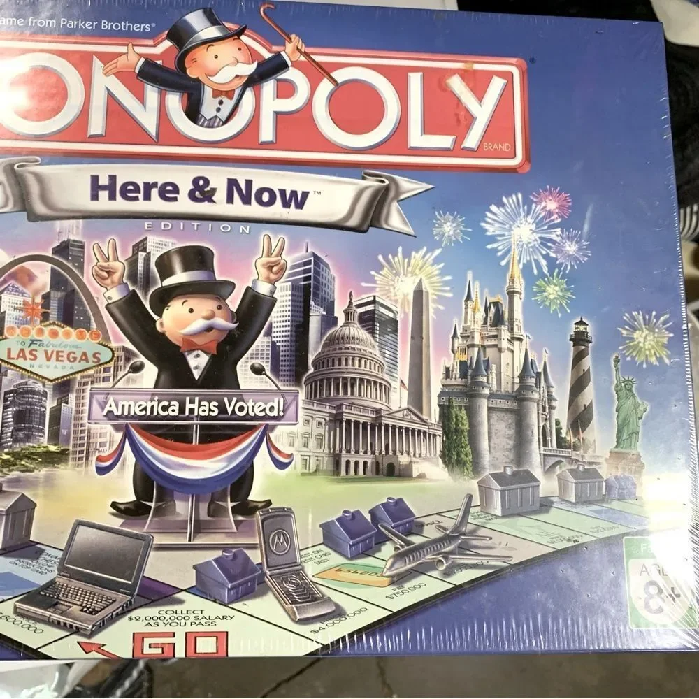 NWT Monopoly Here & Now Edition Board Game Sealed Parker Brothers 2006